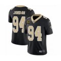 New Orleans Saints 2022 #94 Cameron Jordan Black With 4-star C Patch Vapor Untouchable Limited Stitched NFL Jersey