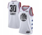 Golden State Warriors #30 Stephen Curry Swingman White 2019 All-Star Game Basketball Jersey