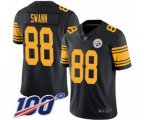 Pittsburgh Steelers #88 Lynn Swann Limited Black Rush Vapor Untouchable 100th Season Football Jersey