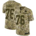 Green Bay Packers #76 Mike Daniels Limited Camo 2018 Salute to Service NFL Jersey