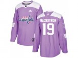 Washington Capitals #19 Nicklas Backstrom Purple Authentic Fights Cancer Stitched NHL Jersey