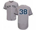 New York Yankees #38 Cameron Maybin Grey Road Flex Base Authentic Collection Baseball Jersey