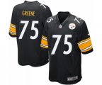 Pittsburgh Steelers #75 Joe Greene Game Black Team Color Football Jersey