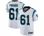 Carolina Panthers #61 Matt Paradis White Vapor Untouchable Limited Player Football Jersey