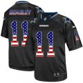 Dallas Cowboys #11 Cole Beasley Elite Black USA Flag Fashion NFL Jersey