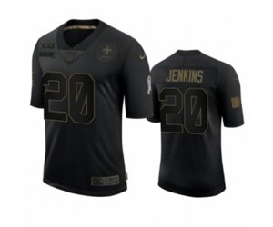 New Orleans Saints #20 Janoris Jenkins Black 2020 Salute to Service Limited Jersey