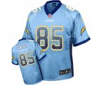 Los Angeles Chargers #85 Antonio Gates Elite Electric Blue Drift Fashion Football Jersey