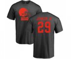 Cleveland Browns #29 Duke Johnson Ash One Color T-Shirt