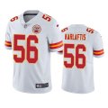 Kansas City Chiefs #56 George Karlaftis White Vapor Untouchable Limited Stitched Football Jersey