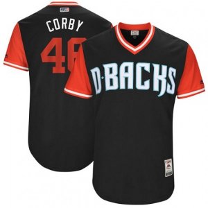 Arizona Diamondbacks #46 Patrick Corbin Corby Authentic Black 2017 Players Weekend MLB Jersey