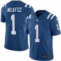 Indianapolis Colts #1 Pat McAfee Elite Royal Blue Rush Vapor Untouchable NFL Jersey