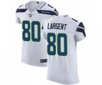 Seattle Seahawks #80 Steve Largent White Vapor Untouchable Elite Player Football Jersey