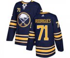 Adidas Buffalo Sabres #71 Evan Rodrigues Authentic Navy Blue Home NHL Jersey