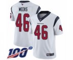 Houston Texans #46 Jon Weeks White Vapor Untouchable Limited Player 100th Season Football Jersey