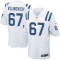 Indianapolis Colts #67 Jeremy Vujnovich Game White NFL Jersey