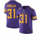 Minnesota Vikings #31 Ameer Abdullah Limited Purple Rush Vapor Untouchable NFL Jersey