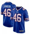 Buffalo Bills #46 Jaquan Johnson Nike Royal Vapor Limited Jersey