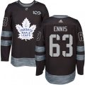Toronto Maple Leafs #63 Tyler Ennis Authentic Black 1917-2017 100th Anniversary NHL Jersey