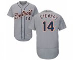 Detroit Tigers #14 Christin Stewart Grey Road Flex Base Authentic Collection Baseball Jersey