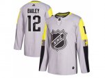 New York Islanders #12 Josh Bailey Gray 2018 All-Star Metro Division Authentic Stitched NHL Jersey