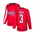 Washington Capitals #3 Nick Jensen Authentic Red Home Hockey Jersey