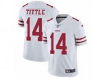 San Francisco 49ers #14 Y.A. Tittle Vapor Untouchable Limited White NFL Jersey