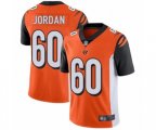Cincinnati Bengals #60 Michael Jordan Orange Alternate Vapor Untouchable Limited Player Football Jersey