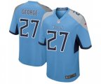 Tennessee Titans #27 Eddie George Game Navy Blue Alternate Football Jersey