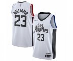 Los Angeles Clippers #23 Lou Williams Authentic White Basketball Jersey - 2019-20 City Edition