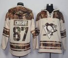Pittsburgh Penguins #87 Sidney Crosby Cream Camo Stitched NHL Jersey