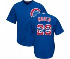 Chicago Cubs #29 Brad Brach Authentic Royal Blue Team Logo Fashion Cool Base Baseball Jersey