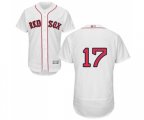 Boston Red Sox #17 Nathan Eovaldi White Home Flex Base Authentic Collection Baseball Jersey