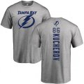 Tampa Bay Lightning #86 Nikita Kucherov Ash Backer T-Shirt