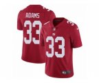 New York Giants #33 Andrew Adams Vapor Untouchable Limited Red Alternate NFL Jersey