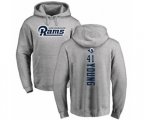 Los Angeles Rams #41 Kenny Young Ash Backer Pullover Hoodie