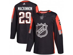 Colorado Avalanche #29 Nathan MacKinnon Black 2018 All-Star Central Division Authentic Stitched NHL Jersey