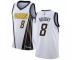 Indiana Pacers #8 Justin Holiday White Swingman Jersey - Earned Edition
