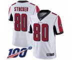 Atlanta Falcons #80 Luke Stocker White Vapor Untouchable Limited Player 100th Season Football Jersey