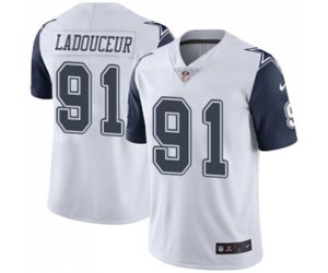 Dallas Cowboys #91 L. P. Ladouceur Limited White Rush Vapor Untouchable Football Jersey