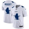 Dallas Cowboys #4 Dak Prescott White Nike White Shadow Edition Limited Jersey