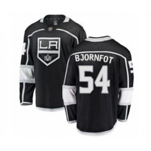 Los Angeles Kings #54 Tobias Bjornfot Authentic Black Home Fanatics Branded Breakaway Hockey Jersey