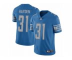 Detroit Lions #31 D.J. Hayden Limited Light Blue Team Color NFL Jersey