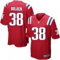 New England Patriots #38 Brandon Bolden Game Red Alternate NFL Jersey