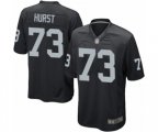 Oakland Raiders #73 Maurice Hurst Game Black Team Color Football Jersey