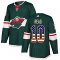 Minnesota Wild #10 Matt Read Authentic Green USA Flag Fashion NHL Jersey