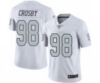 Oakland Raiders #98 Maxx Crosby Elite White Rush Vapor Untouchable Football Jersey