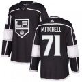 Los Angeles Kings #71 Torrey Mitchell Authentic Black Home NHL Jersey