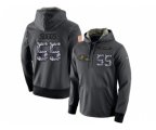 Baltimore Ravens #55 Terrell Suggs Stitched Black Anthracite Salute to Service Player Performance Hoodie
