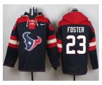 Houston Texans #23 Arian Foster Navy Blue Player Pullover Hoodie