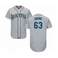 Seattle Mariners #63 Austin Adams Grey Road Flex Base Authentic Collection Baseball Player Jersey